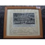 1935/36 Sunderland, 1st Division Champions, a superb framed & glazed picture of the playing squad,