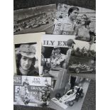 MOTOR RACING Twenty six press photographs of various sizes from 1960's - 1990's including John