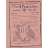 TOTTENHAM - CHARLTON 1923 Tottenham Reserves home programme v Charlton Reserves, 24/2/1923, London