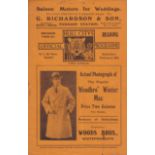 HULL-READING 1930 Hull City home programme v Reading, 8/2/1930, fold, no staple, pencil change.