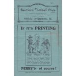 DARTFORD - CHARLTON 1930 Dartford home programme v Charlton Athletic, 1/10/1930, Kent Senior Shield,