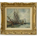 RICHARD HAYLEY LEVER (1876-1958): THE OLD SCHOONER Oil on canvas, 1913, signed 'Hayley Lever'