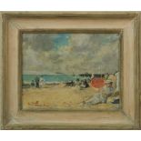 FRANÇOIS GALL (1912-1987): ARCACHON Oil on canvas, signed 'F. Gall' and titled lower left. 9 x 10