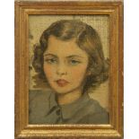 REX WHISTLER (1905-1944): PORTRAIT OF LADY PATRICIA DOUGLAS Oil on canvas, c.1937, unsigned, with