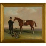 ENGLISH SCHOOL: CHIT CHAT Oil on canvas, 1837, indistinctly signed '...Beattie' and dated lower