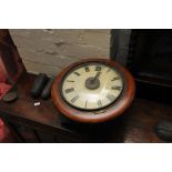 A late Victorian mahogany postmans alarm