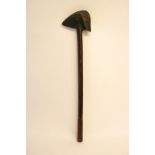 A rare hard wood tribal club.New Caledon