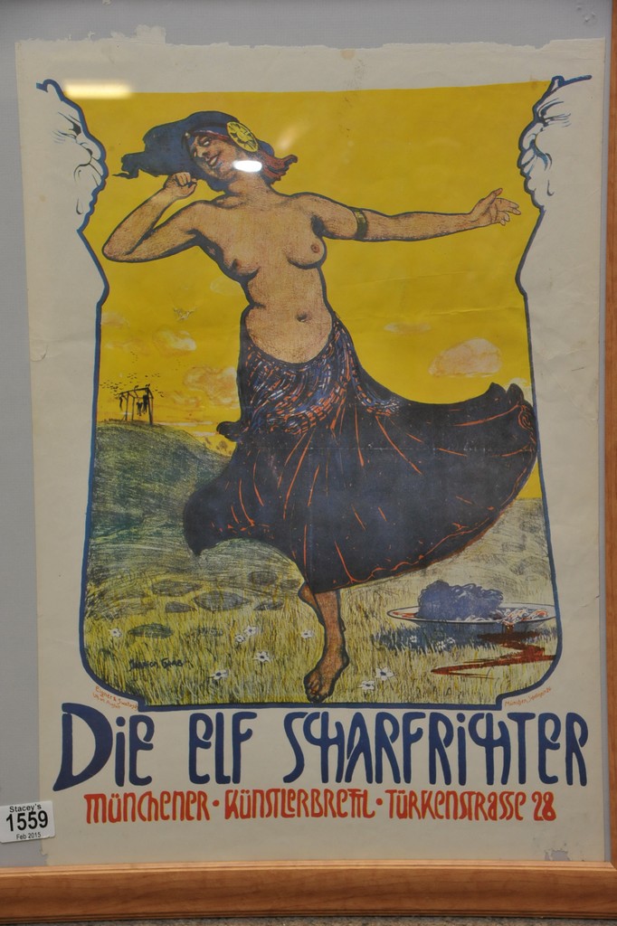 An Art Nouveau poster - Image 2 of 4