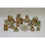 A box of Cherished Teddy figurines