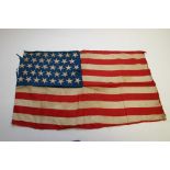 A rare American 38 star flag, possibly a