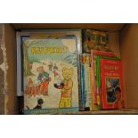 A collection of vintage Rupert the Bear