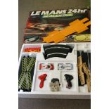 A boxed Scalextric Le Mans racing set