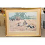 A David Shepherd signed print entitled '