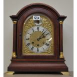 A Gustave Becker mahogany mantle clock h