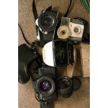 A small collection of various cameras