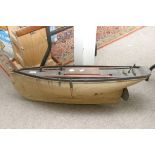 An early large scratch built model boat