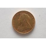 A Victorian 1899 gold full sovereign