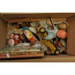 A box containing a collection of items i
