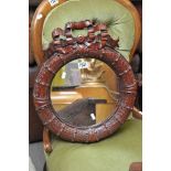 A reproduction Regency style mirror of c