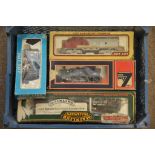A collection of 4 boxed railway engines