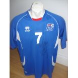 Finland U21 Match Worn Signed Shirt V En