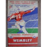 American Football At Wembley Programmes: