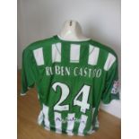 Real Betis v Portsmouth Match Worn Footb