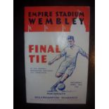 1939 FA Cup Final Football Programme: Po