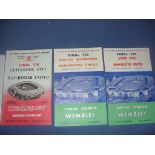 FA Cup Final Programmes Involving Manche