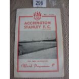61/62 Accrington Stanley v Bradford City