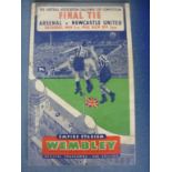 1952 FA Cup Final Football Programme: Ne