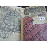1940s Football Scrapbooks: Three large s