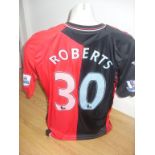 Jason Roberts Match Worn Blackburn Rover