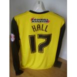 Watford Match Worn Football Shirt: Long