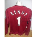 Paddy Kenny Signed Match Worn Sheffield