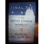 1935 FA Cup Final Football Programme: Sh