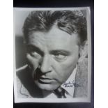 Richard Burton Signed Photo: Large origi