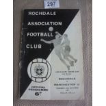 67/68 Rochdale v Manchester Utd Lancashi