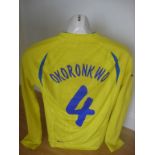 Portsmouth v Rostov Match Worn Football