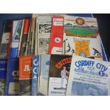 Tottenham 1950s Away Football Programmes