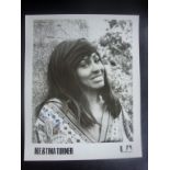 Tina Turner Signed Photo: Very early pro