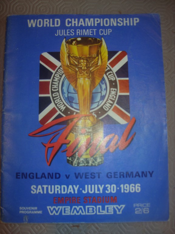 1966 World Cup Final Football Programme: