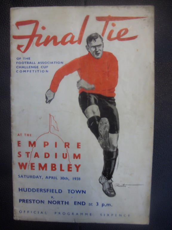 1938 FA Cup Final Football Programme: Hu