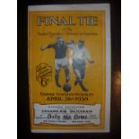 1930 FA Cup Final Football Programme: Ar