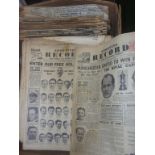 1940s Sporting Record Newspapers: The fu