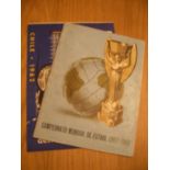 1962 World Cup Football Tournament Progr