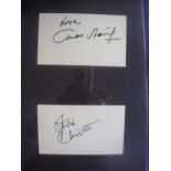 Omar Sharif + Julie Christie Signed Whit