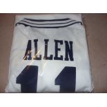 Paul Allen Match Worn Tottenham Shirt: N