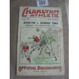 37/38 Charlton Athletic v Grimsby Town F