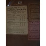 Cottenham 1910 to 1927 Annual Sports Mem